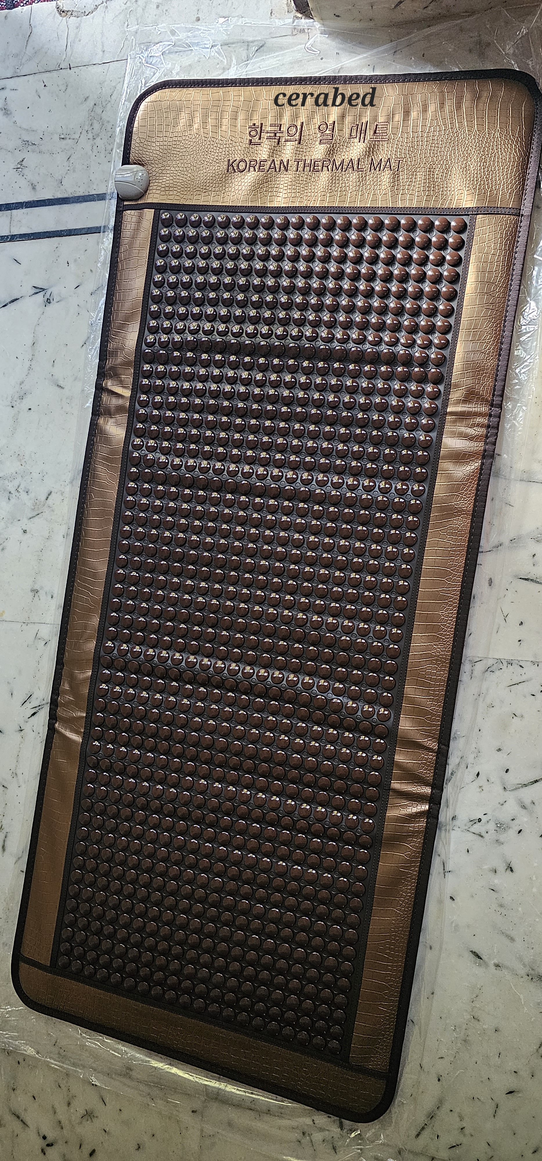 Korean Tourmaline Infrared Heating Mat 1092 Stones Mattress
